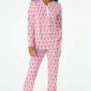 Roller Rabbit Original Monkey Patterned Pajama Set